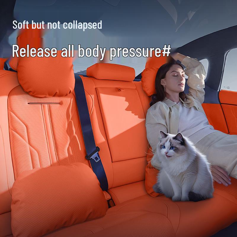 Lynk & Co 10 EMP Headrest Lumbar & Neck Support Pillow - Full Car Interior Protection