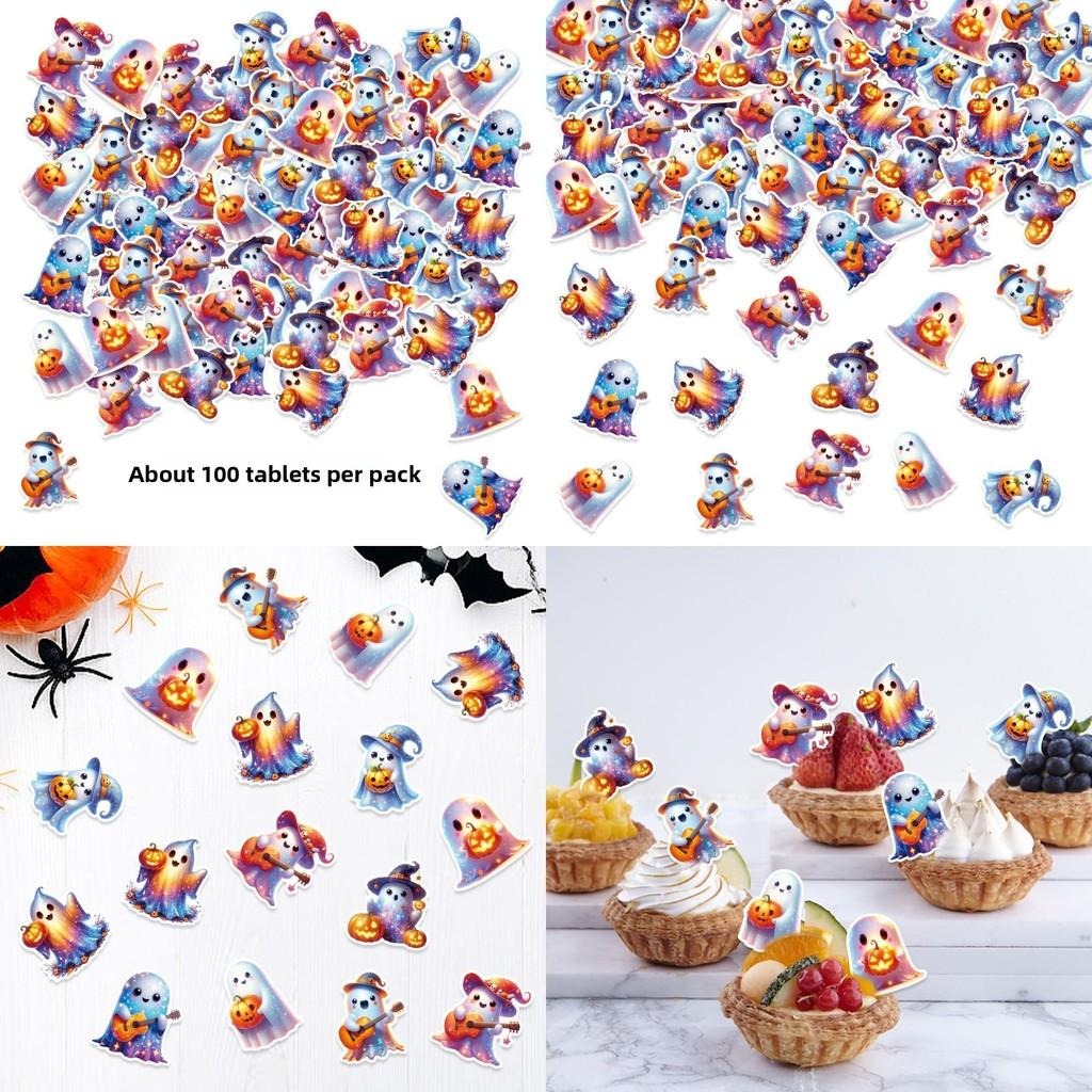 Pumpkin Halloween Ghost Decor Confetti For Table Centerpiece Festive Celebration