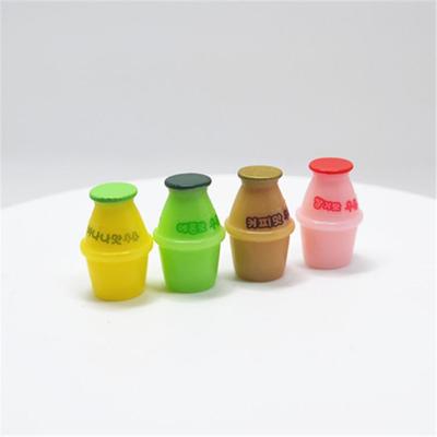 Mini DIY Resin Jewelry Banana and Coffee Milk Bottle Ornaments