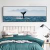 Landscape Canvas Painting Seascape Whale Tail Posters and Prints Wall Art Pictures Bedroom Living Room Home Decor No Frame
