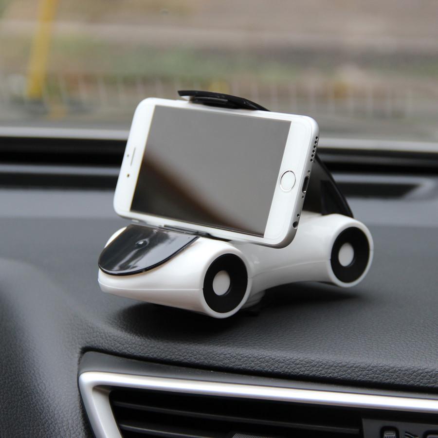 Universal 360 Degrees Phone Car Mount Dashboard Stand Car Shaped GPS Holder Cradle