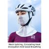 ROCKBROS Summer Cycling Face Mask Lightweight Breathable Cool Ice Silk Scarf With Glasses Holes Sunscreen Mask Cycling Headgear