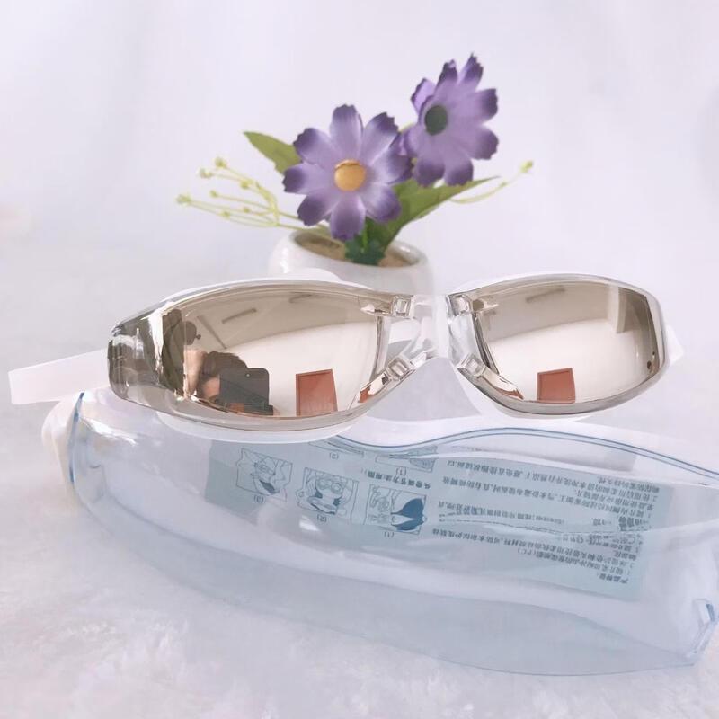 YuZhan Silikon Schwimmbrille mit großem Rahmen