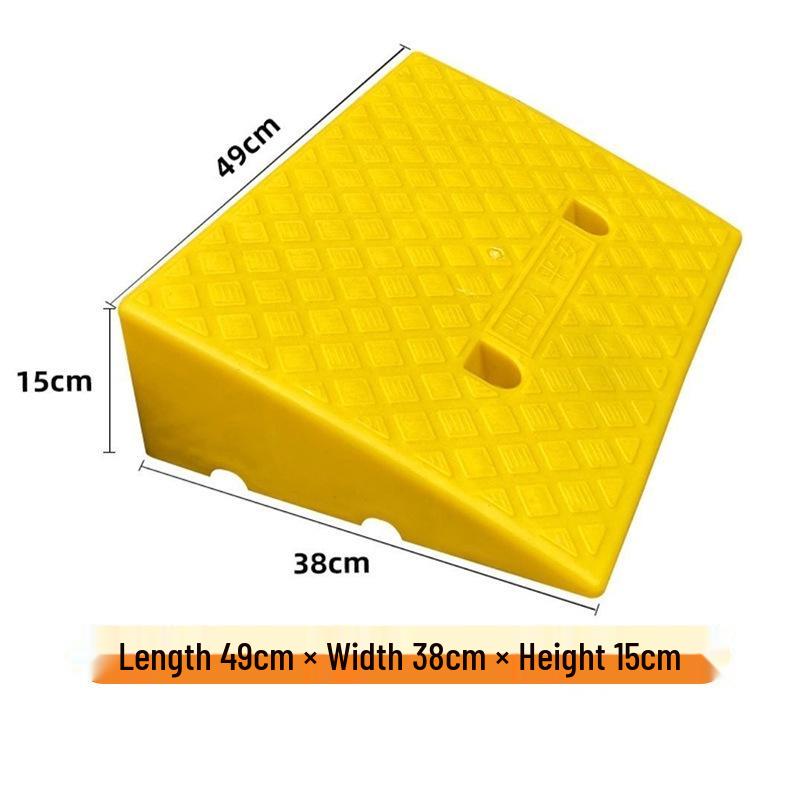 Non-Slip Plastic Curb Ramp for Cars and Stairs