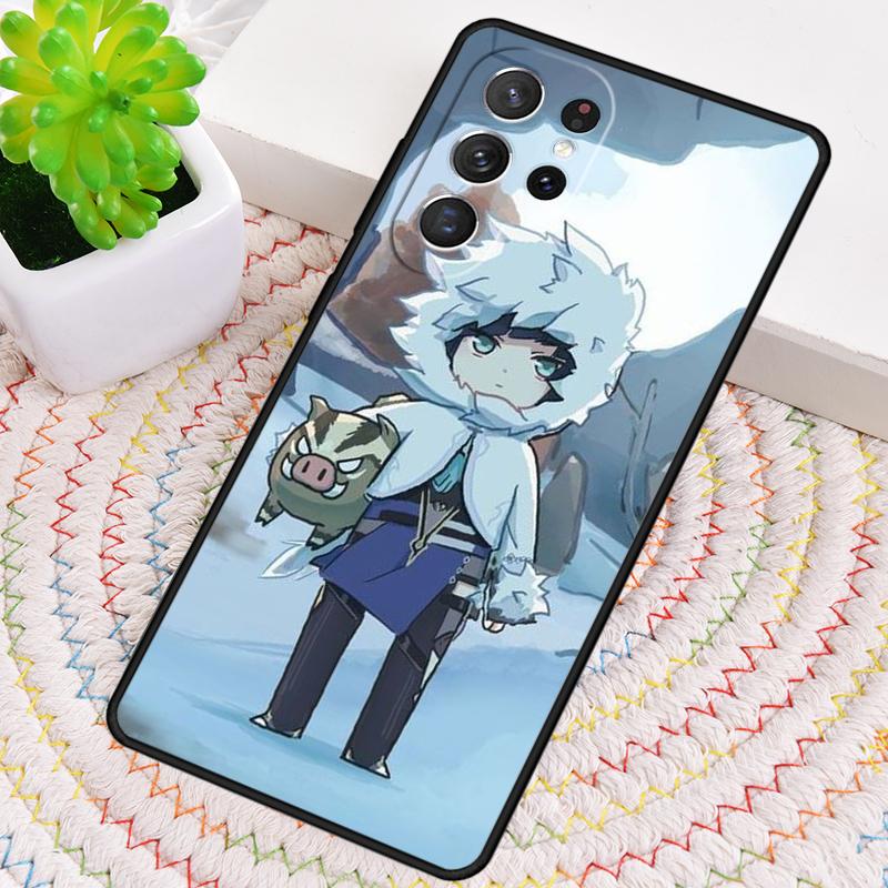 Genshin Impact Yelan Silicone Phone Case For Samsung Galaxy Note 10 Pro S26 S25 S24 S23 S22 S21 Plus S25Ultra Capa Cover