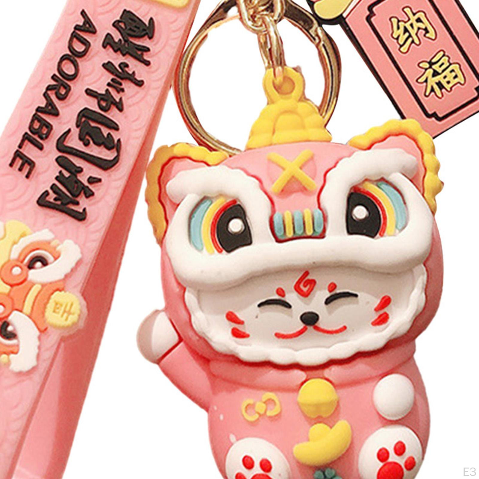 Китайский год дракона брелок украшения брелок держатель кулон для розовый — фото 5