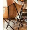 Handmade Vintage Genuine Leather Butterfly Chairs Living Room Arm Chair