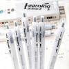 6 Pack Retractable Ink Pens, Ballpoint Pen Fine Point ST 0.5mm, Gel Pens for Smooth Writing, Pens for Journaling, Note Taking, Planning