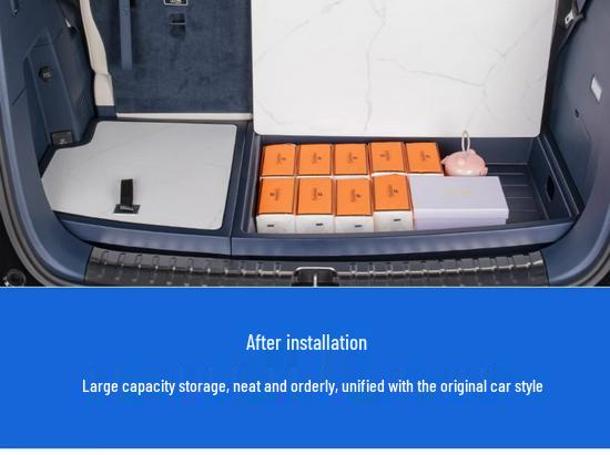 Zeekr 009 Trunk Organizer for 2024-25: Tail Box Storage & Accessories