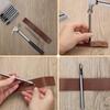 1/8Pcs 6Mm-10Mm Hollow Leather Crafting Hand Punching Tool Kit For Leather Crafting Oval Hole Punch Diy Accessories