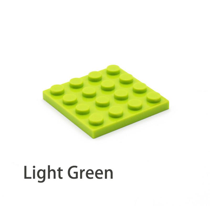 30 buc Blocuri de construcție DIY Cărămizi Figuri Subțiri 4x4 Puncte 12 Culori Educațional Creativ Mărime Compatibil cu 3031 Jucării pentru Copii