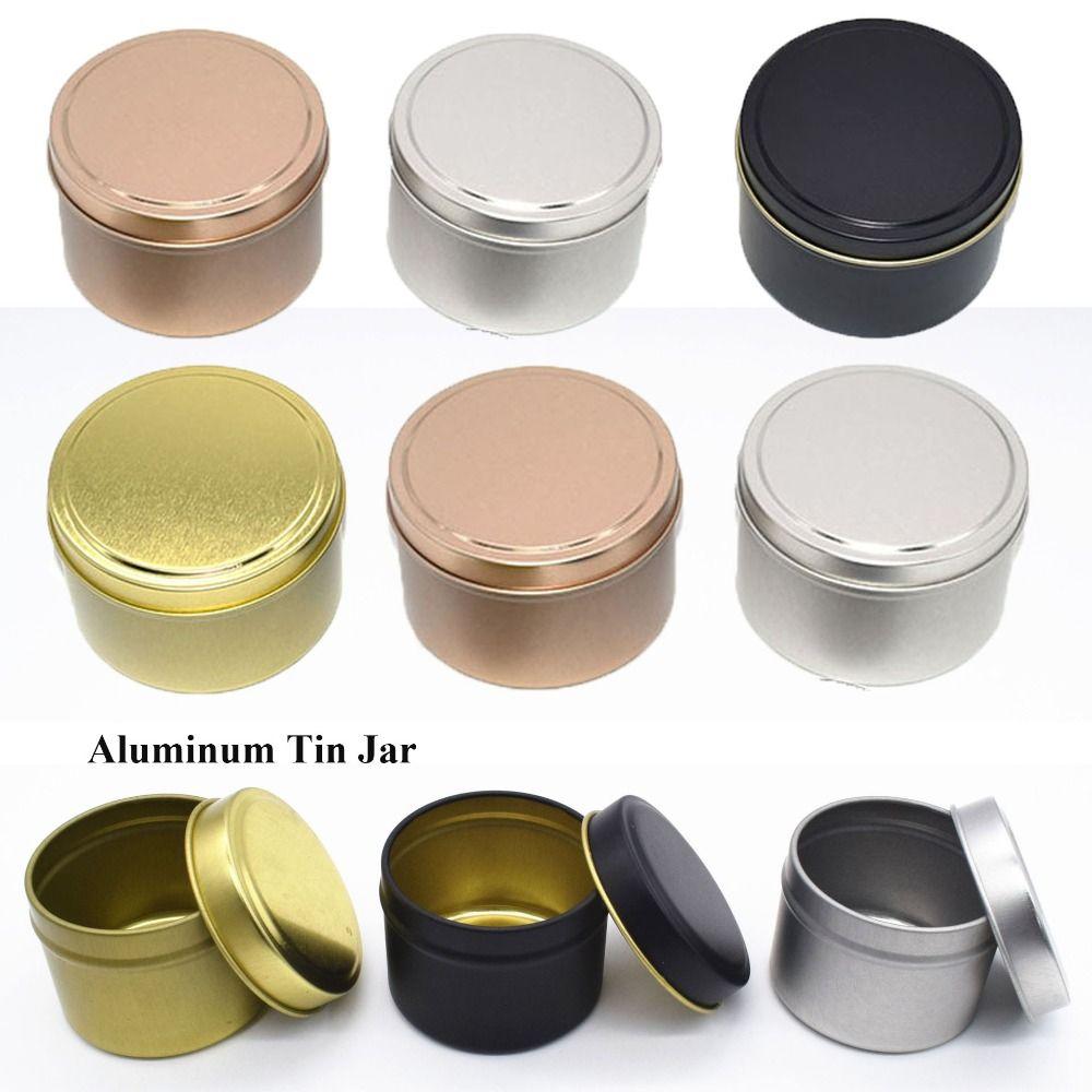 

2шт мультистили квадратной формы банка портативные многоразовые бутылки крем-бальзам для ногтей свеча