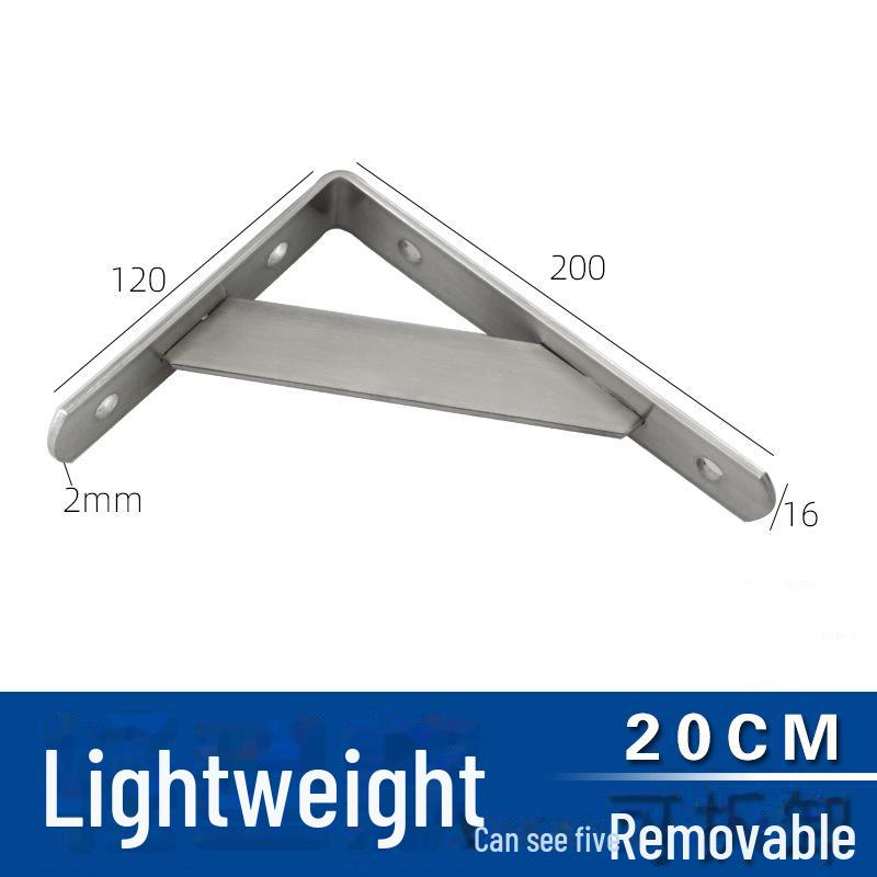 

Кронштейн для настенной полки из утолщенной нержавеющей стали в форме треугольника