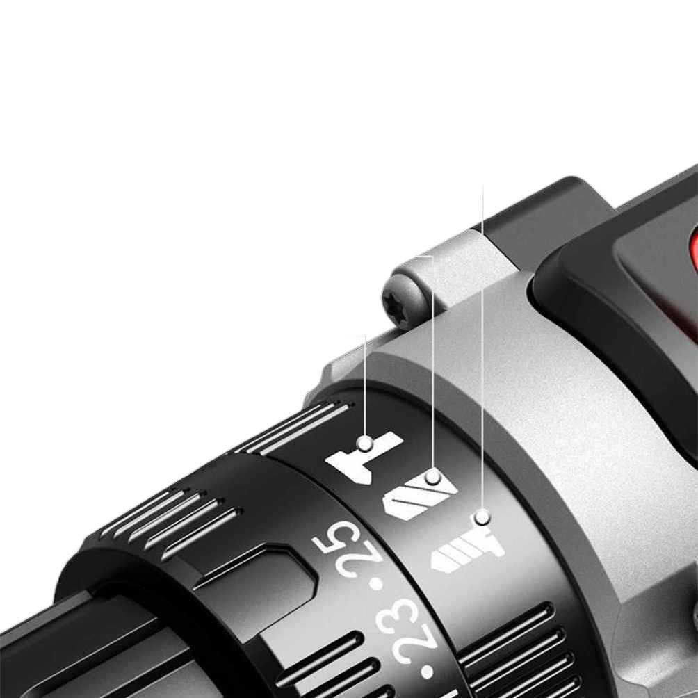 Industrial Electric Drill: High-Power, Dual-Speed, Lithium Battery, Impact Drill, Multi-Function Screwdriver