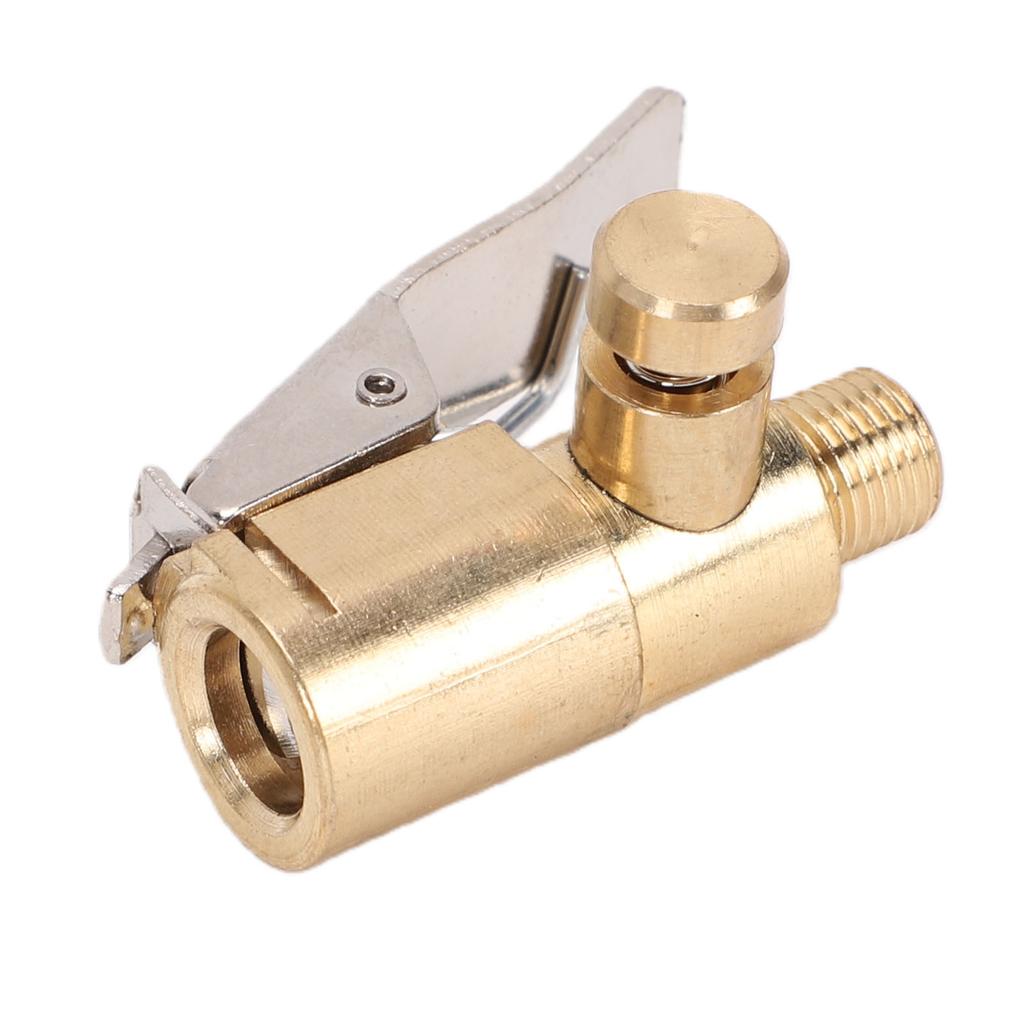 4PCS Tire Inflator Nozzle Adapter Connectors Brass Locking Tire Air Chucks Fit for Schrader Valve