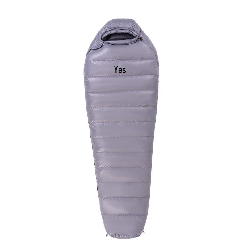 90% Duck Down Mummy Sleeping Bag: Thickened, Portable for Outdoor Camping
