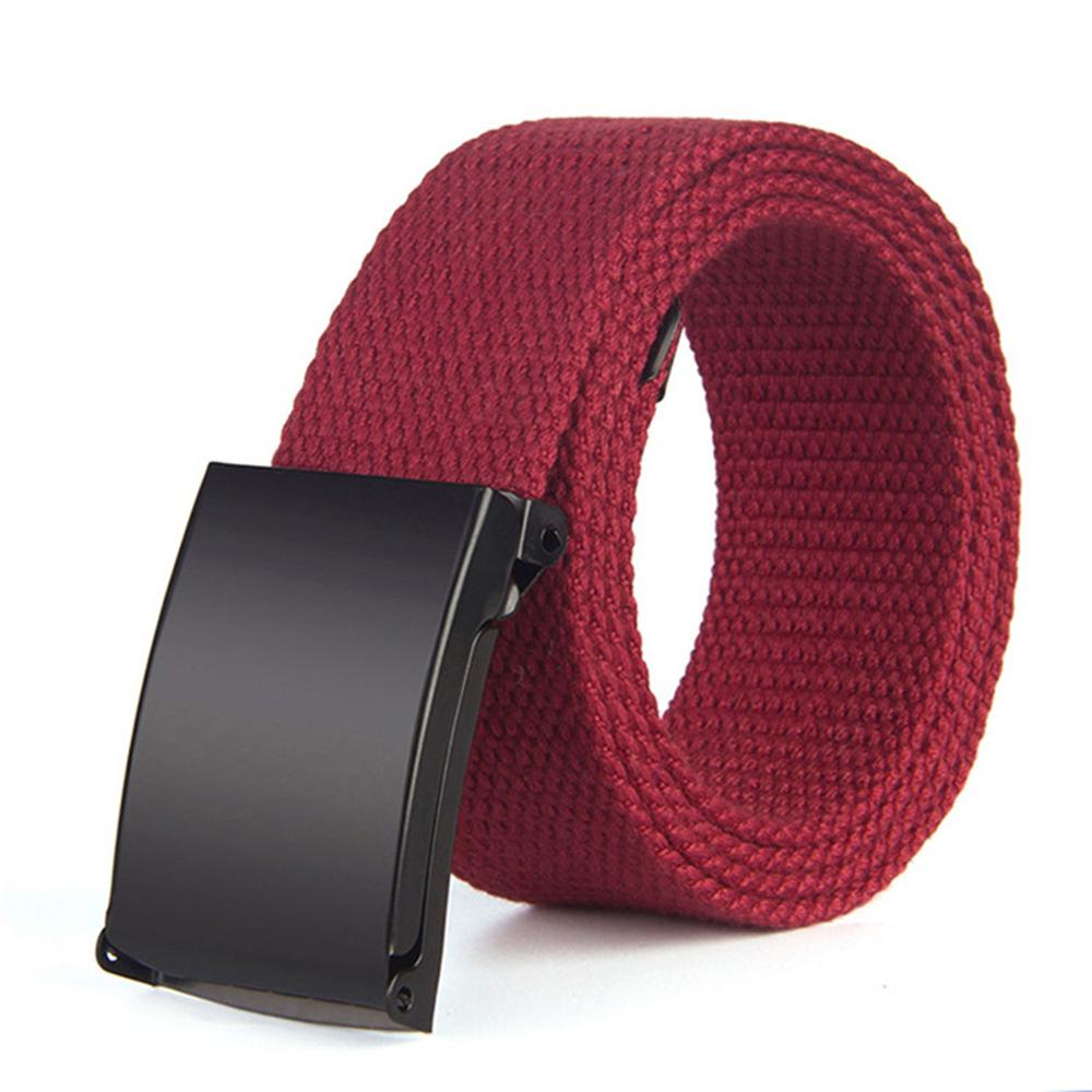 Men Belt Unisex Waist Belt Jeans Male Casual Luxury Canvas Webbing Waistband Ceinture Femme