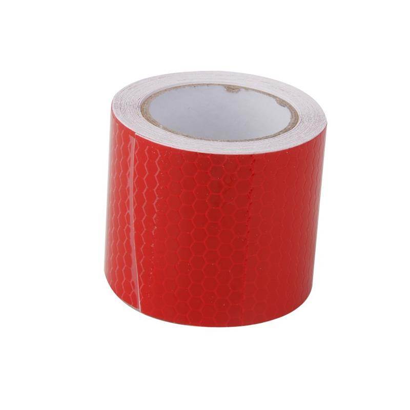 

Автомобильная светоотражающая лента, декоративные наклейки, предупреждающая безопасная светоотражающая лента, пленка, автомобильная светоотражающая наклейка красного цвета красный