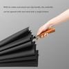Light Luxury Long Wooden Handle Umbrella Enlarged Thickened Reinforcement Windproof Straight Handle Business Golf Umbrella