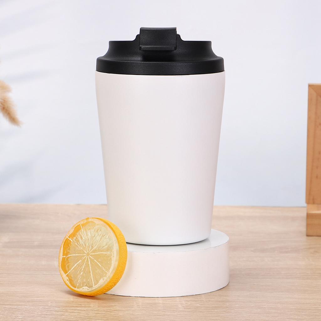 Simple stainless steel thermos cup mini portable direct drinking coffee cup travel belt graduated milk cup