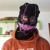 Festival Decoration Hooded Halloween Balaclava Handmade Party Knitted Hat Vintage Beanie Cap for Men Women