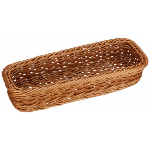 Nagao Washable Cutlery Case, 2-Person Cutlery Basket, Brown