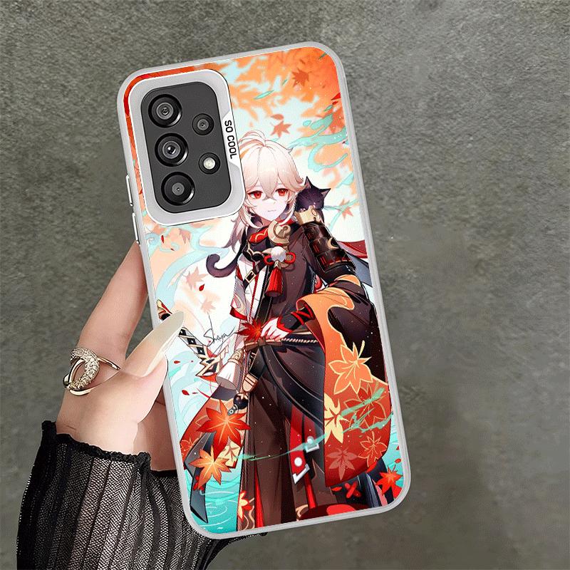 Genshin Impact Kazuha Soft Phone Case for Samsung A17 A16 A15 A14 A13 A57 A56 A55 A54 A53 A37 A36 A35 A34 A33 A26 A25 A24 A23 A5