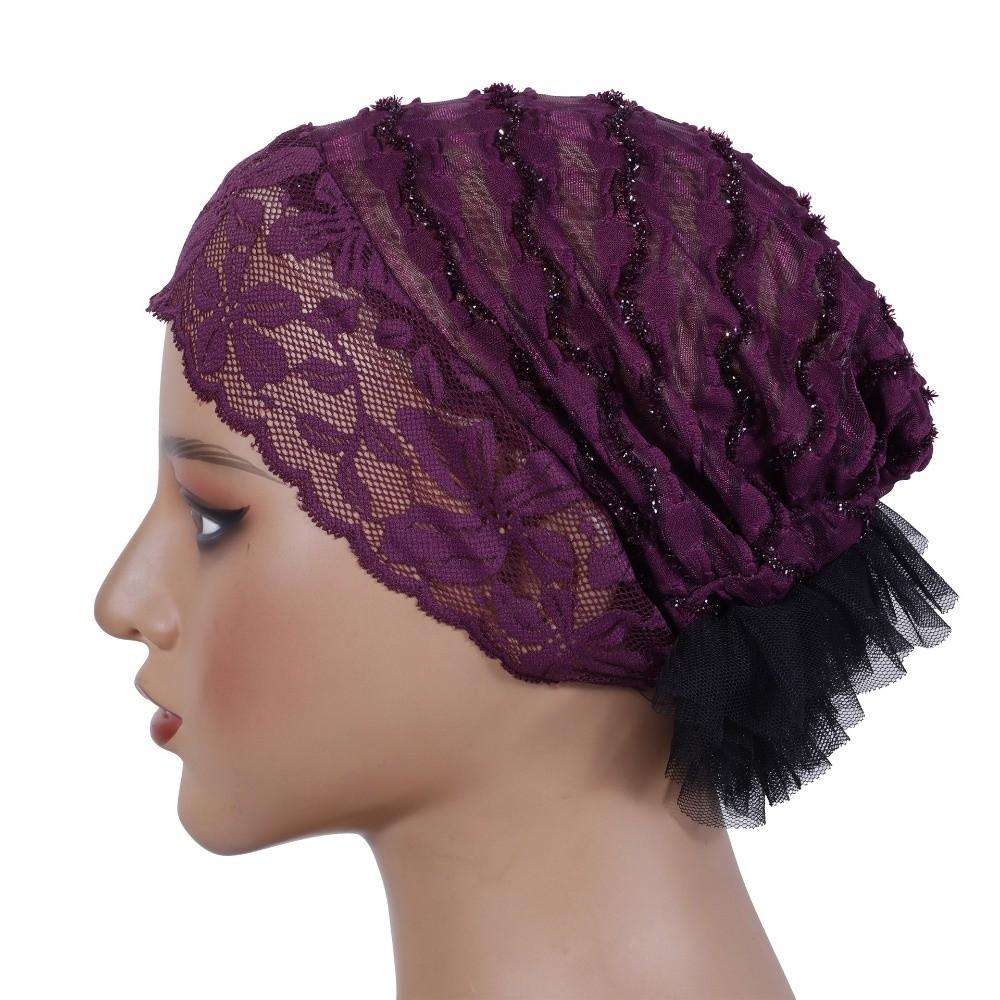 Breathable Headscarf Full Coverage Headband Cap Fashion Cancer Chemo Hat Women Headwear