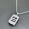 Hip Hop Stainless Steel Men Women Pendant Necklace Hollow 26 Letter Without Plating Design  Style  Chain for Daily Wear and Gift