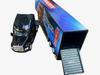 Kinsmart 1:68 Size Kenworth T7000 with Container Black Color Kenworth Trailer
