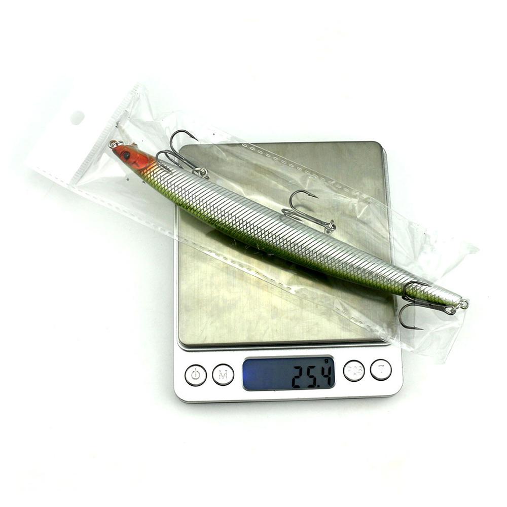 1 vnt. žvejybinis masalas 18cm/26g plaukiantis dirbtinis kietas masalas ešeriams vobleriai masalai krentantys masalai kabliukai reikmenys