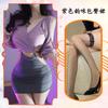 Sex Underwear Sexy Perspective Side Open Waist Muse Nightclub Secretary Suit Uniform Abstinence Female