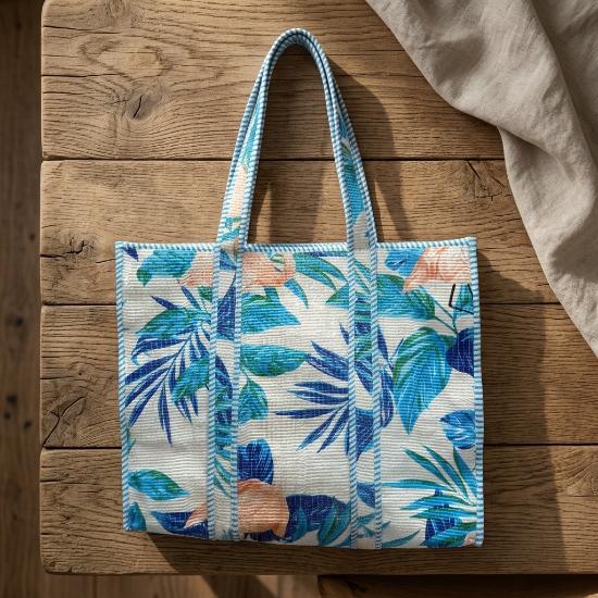 Shoulder Bag usalover925 Multicolor Quilted Cotton Hand Printed Shoulder Bags 143