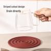 Silicone Heat-Resistant Mat for Table, Pot, Cup, Bowl, Dish, Plate, and Casserole - Anti-Scald, High-Temperature Dining Table Protector.