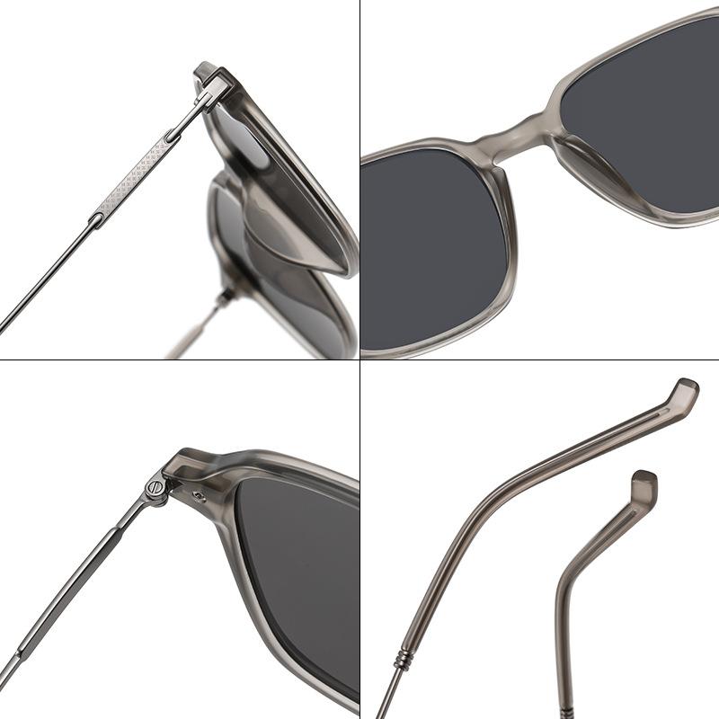 Mode Trend Box Polarisator Neue Persönlichkeit TR Metall Sonnenbrille TAC Sonnenbrille Dekorative Spiegel