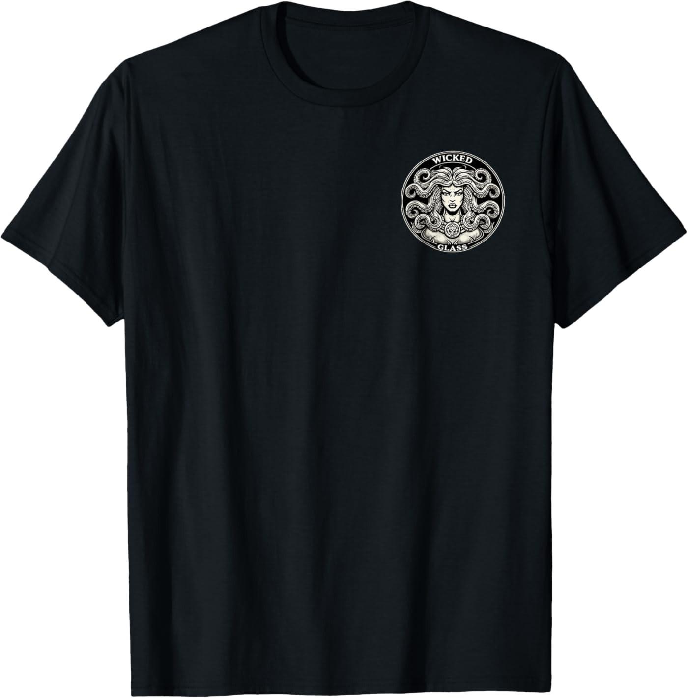 Wicked Glass Official Logo ( 2 Side ) T-Shirt S разноцветный