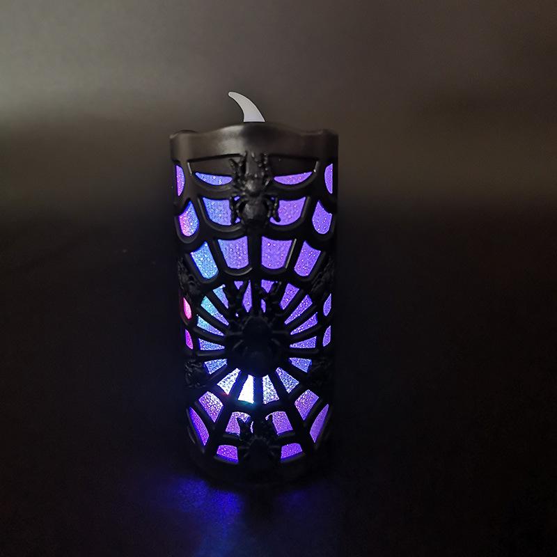 Halloween Skull & Tombstone Lamp: Horror Decoration Prop