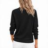 Women's Long Sleeved V-neck Sweater, Casual , Soft and Loose Pullover, Stylish and Stylish