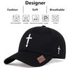 Baseball Stitching Embroidered Cross Neutral Gender Women  Men For Caps Spring Autumn Outdoor Adjustable Casual Hats Dad Hat Sunscreen Hat