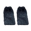 Women Vintage Warm Curly Furry Solid Color Leg Warmers Leg Covers Aesthetic Fuzzy Plush Boot Cuffs Socks for Winter Days