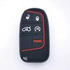 Silicone Car Remote Key Cover Case For Jeep Renegade Compass Grand Cherokee For Chrysler 300C Wrangler Dodge Accessaries Shell