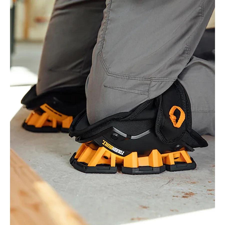 TOUGHBUILT Gelfit Pro Stabilizer Knee Pad TBL-KP-G205-R Balanced and Stable Silicone Knee Pad, Knee Protection Tool Accessories
