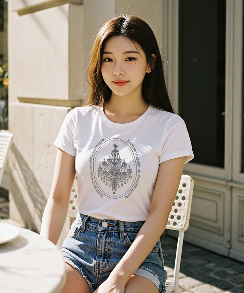 Keollola Light Me Up Chandelier Short Sleeve T-Shirt (3 Colors)