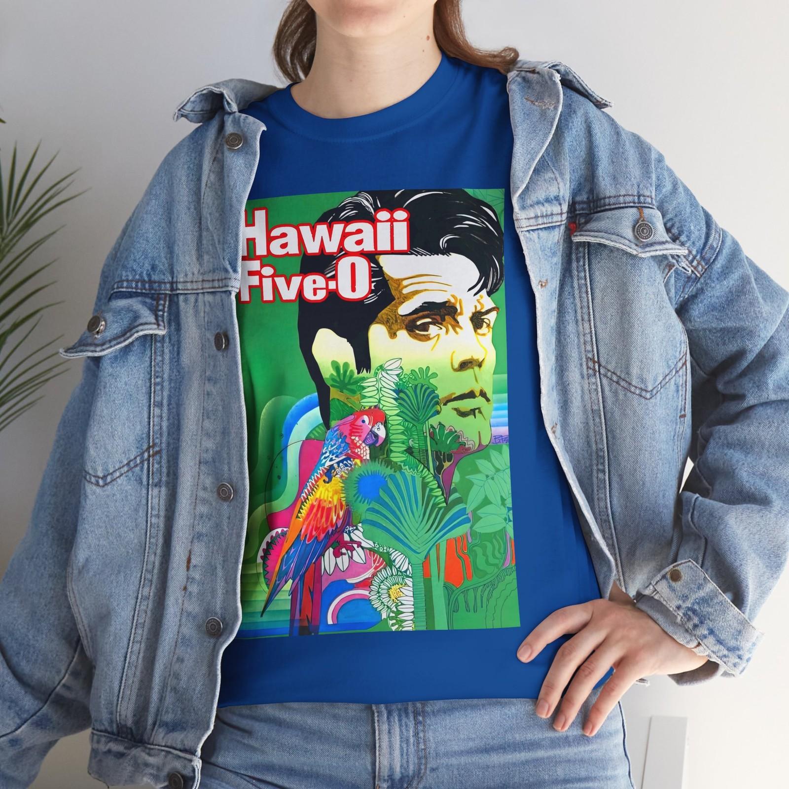 Hawaii Five-O (1968-80) T-Shirt Mens Womens Tees Top Jack Lord James MacArthur Police 60s 70s 4XL