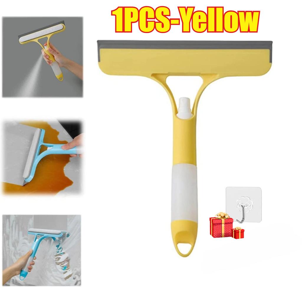 3-in-1 Silikon Glas Badezimmerreinigung Hand-Duschabzieher Wischer Spray Fensterwischer mit Düse Bewässerung Reinigung