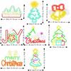 Multicolor Christmas Neon Sign USB Powered Vibrant LED Light Christmas LED Neon Light Light Up Design Plug-and-Play