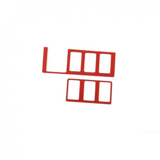 Carbon Fiber Rearview Mirror Switch Panel Cover Trim For Toyota Tacoma 11-2015