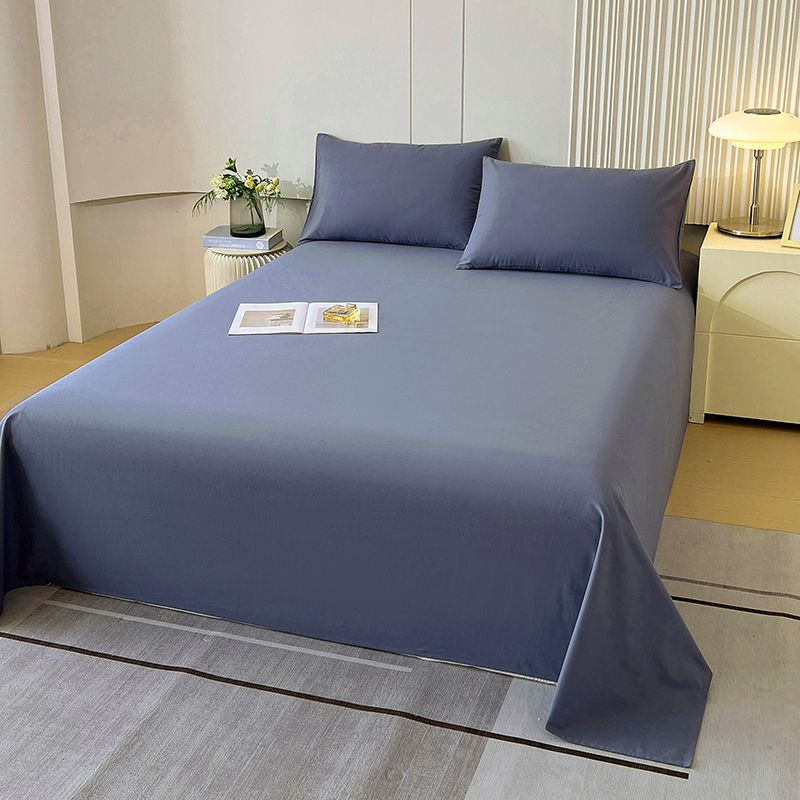 Lenzuolo Spesso Monocolore Stile Ins, Biancheria da Letto Antipolvere per Tutte le Stagioni per Singolo & Matrimoniale, Dormitorio, Casa