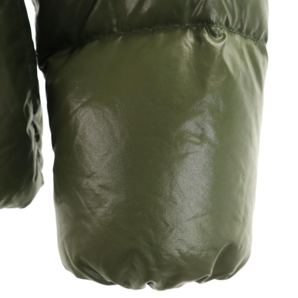 DUVETICA ADHARA Down Jacket 38 Khaki With Raccoon Fur Women Used