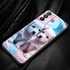 Cute Little Dog Phone Case For Oppo Reno 13 12 11 10 7 F Find X5 X6 A98 A80 A79 A78 A57 A54 A31 A17 Pro 5G Soft TPU Cover Capas